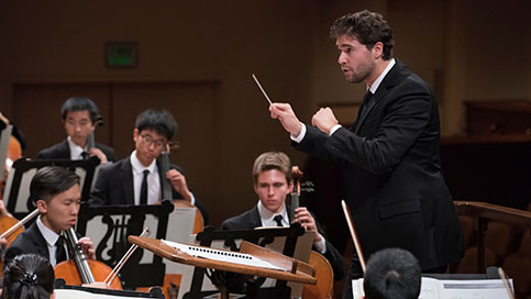 Youth Orchestra in rehearsal