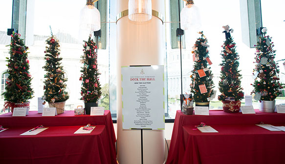 Mini-Trees waiting for auction