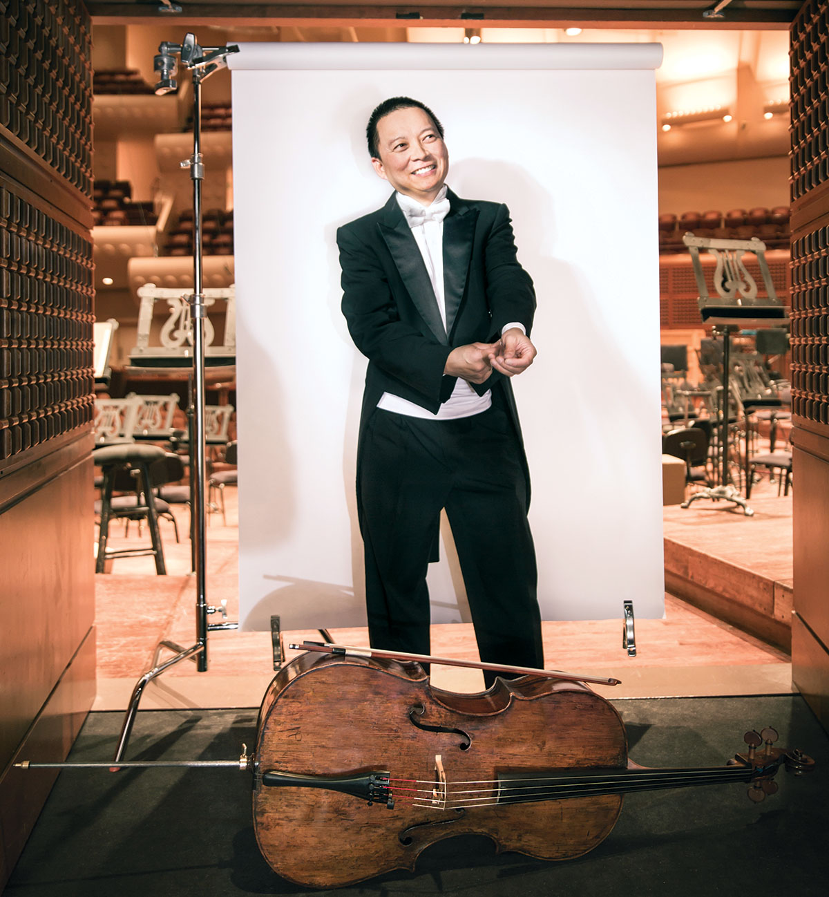 San Francisco Symphony cellist Amos Yang
