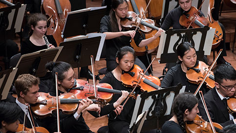 Youth Orchestra in rehearsal